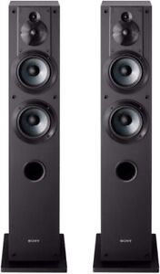 (2) Sony SSCS3 SS-CS3 Stereo Floor-Standing Speakers Pair
