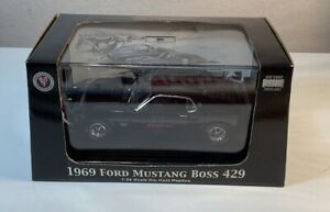 Snap On Tools   Black  Ford Mustang Boss 429 1969 Diecast Car W Display Case NEW
