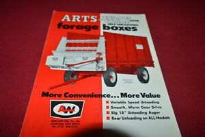 Arts Way Dion Forage Box Wagon Dealer's Brochure MFPA