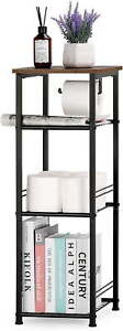 New Listing*Bathroom Storage Shelf Freestanding 4 Tier Small Shelving Unit Organizer YOY