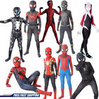 Spider-Man Costume Miles Gwen Cosplay Jumpsuit Spandex Halloween Bodysuit Gifts