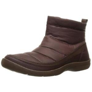 Explore 24 by Easy Spirit Womens Kamlet Purple Winter Boots 5 Medium (B,M) 5764