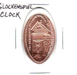 Glockenspiel Clock Elongated Penny as pictured