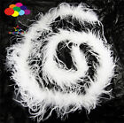 2M white ostrich feather strip boa Costumes Trim Craft for trim Party Costume