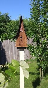 Large Birdhouse | Shanty Birdhouse | A-Frame | Reclaimed Wood |Amish Handmade