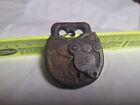 Vintage F S Hdw Co Locking Sliding Cover Pad Lock Patented 6 - Fraim Slaymaker