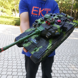 1:12 44CM Super Big RC Tank Launch Cross-Country Tracked Remote Control