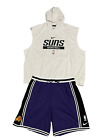 1 each of Nike NBA Phoenix Suns Pre-Game Sleeveless Hoodie & Shorts Sz 3XL-Tall