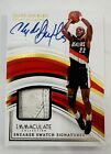 2022-23 Panini Immaculate Clyde Drexler Sneaker Swatch Auto 1/25 Ebay 1/1
