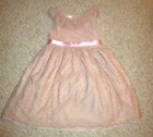 Laura Ashley Kids Girls Dress Size 6 Soft Pink Sleeveless Party Dress