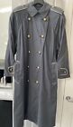 VINTAGE BURBERRY’S NAVY BLUE DOUBLE BREASTED & BELTED TRENCH COAT - UNISEX B91A