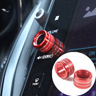 2PCS Red Alloy Volume Radio Buttons Knob Ring Cover For Subaru WRX 2022-2024 US