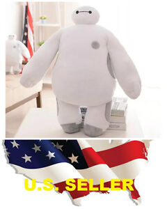 JUMBO 15'' White BIG HERO 6 BAYMAX Plush Stuffed Toy Kids Gift  ❶❶US seller❶❶
