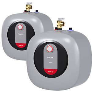 New ListingFOGATTI Instant Hot Electric Water Heater Compact Mini-Tank Boiler 4 Gal Kitchen