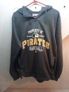 vintage majestic pittsburgh pirates hoodie size medium
