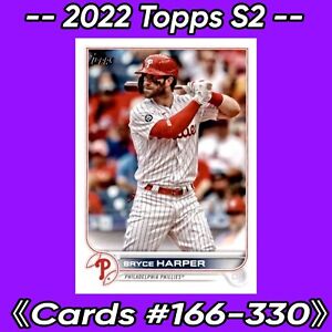 2022 Topps Series 1 Baseball Cards - #166-330 / Complete Your Set (BB2)