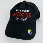 Katy Perry Witness the Tour Black Cap Adjustable Buckle Back NWT