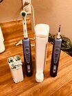 Set of 2 Braun electric toothbrushes with stand, accessories, made in germany