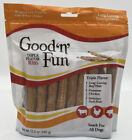 Good ’N’ Fun Triple Flavor Ribs, Rawhide Snack for All Dogs-NEW-SHIPS N 24 HOURS