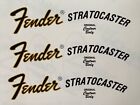 70s Fender Stratocaster Headstock Decal (3 pcs.)