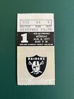 1977 HOUSTON OILERS AT OAKLAND RAIDERS TICKET STUB  - LESTER HAYES NFL PRO DEBUT