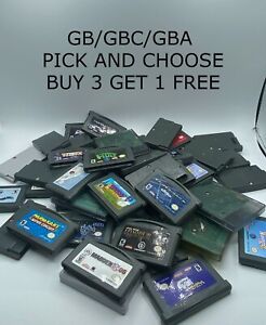 Nintendo Gameboy Gameboy Advance Gameboy Color Pick And Choose Buy 3 Get 1 Free