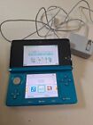 New ListingNintendo 3DS Aqua Blue Console Charger & 2 GB SD Card With Stylus