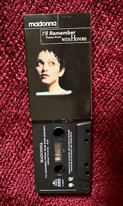MADONNA RARE I'LL REMEMBER  CASSETTE TAPE SINGLE  WITH HONORS SONG MUSIC SOUND