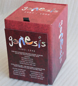 GENESIS 1983-1998 5 CD / 5 DVD 5.1 DTS SURROUND RHINO BOX SET - N MINT