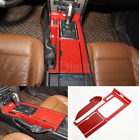 For Ford Mustang 2010-2014 red ABS Central Console Gear Shift Cover Trim 4PCS (For: Ford Mustang GT)