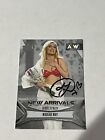 2023 Upper Deck AEW New Arrivals #15 Mariah May Silver Parallel Signed Auto