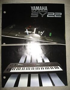 Yamaha SY22 Music Synthesizer  synth brochure only