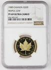 Canada 1989 Maple Leaf $20 1/2 Oz 9999 Gold Proof Coin NGC PF69 Ultra Cameo