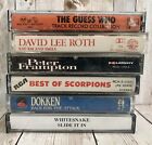 Lot Of 6 - 80s Classic Rock Cassette Tapes -  Metal Hard Rock Hair Bands