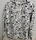 Levis X Peanuts Snoopy Hoodie Sweater All Over Print White Black NWT Size Small