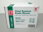 Basic Blue Vinyl Synmax Exam Gloves- Size Small (BMPF 3001) - Case of 1000