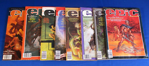 Epic Illustrated Magazines Marvel Comics 1983 1984 1985 Lot of 8 Good Condition.
