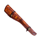 Leather Rifle Scabbard | Shotgun Case | Cowboy Holster | Brown Long Gun Sleeve