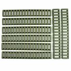 8 Pieces Heat Resistant Weaver Picatinny Ladder Rail Cover - OD Green