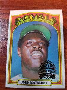 2021 Topps Heritage  John Mayberry #373 Stamped Buyback 1972 Originals