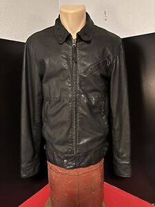 VTG Men’s Levi Highwayman Genuine Goat Leather Jacket Blk Sml. XLNT, Cool