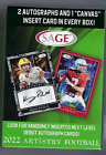 2022 Sage ARTISTRY Football EXCLUSIVE Factory Sealed Blaster Box