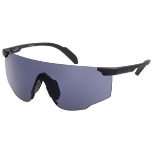 Adidas Golf SP0031 Shield Sport Sunglasses, Black/Smoke Lens