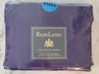 NOS Vintage Ralph Lauren Concord [Purple] Flat Sheet - Full Size [209]