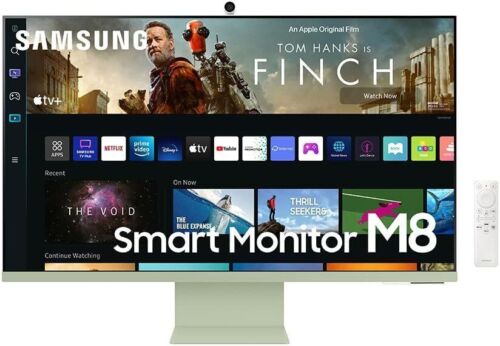 SAMSUNG M8 Series 32-Inch 4K UHD Smart Monitor & Streaming TV Slim-fit Webcam