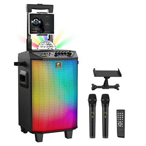 Wireless Karaoke Machine for Adults, TONOR PA System Portable Bluetooth Singing