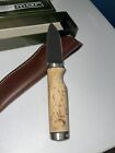 Cudeman  Survival Fixed Knife 4” Blade N695 Light Wood Handle
