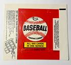 1976 Topps Baseball Wax Pack Wrapper EX