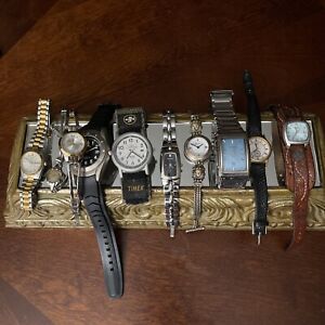 lot of 10 vintage womens watches Seiko, Fossil,timex,bulova
