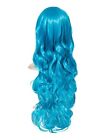 Bright Blue Color Synthetic Long Hair Wig(23